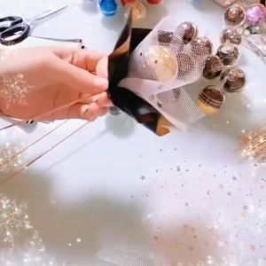 10PCS Bola Coklat Akrilik Ferrero Rocher Bouquet Bunga Valentine Hampers Natal Lebaran Imlek Parsel Buket AL04