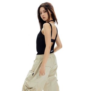 Apea | Backless Knit Sleeveless Layered Camisole for Summer