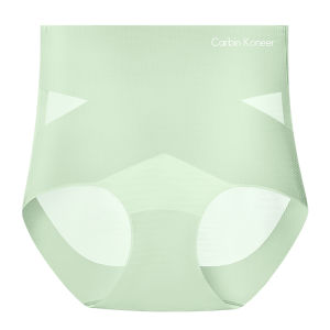 CarbinKoneer | กางเกงชั้นในทรงสั้นเสริมหน้าท้องเอวสูง CarbinKoneer สำหรับผู้หญิง ผ้าไหมน้ำแข็งไร้ตะเข็บ ทรงเข้ารูป กางเกงชั้นในสตรี