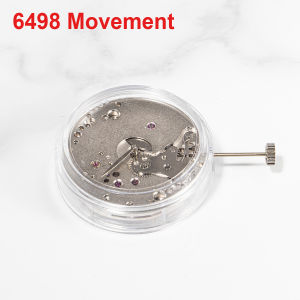New 6498 Movement 17 Jewels Watch Hand Winding Mechanical Movement at 6 oclock For ST3621/ETA 6498 Watch Men Women Wristwatch