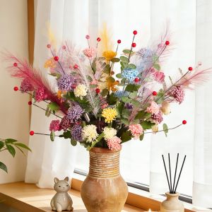 1/3Pcs Pampas Artificial Flowers Bouquets 73CM Fake Flowers for Home Room Decor Wedding Decoration Party Supplies Vase Ornament