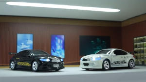 Mainan Anak Laki-laki RC Desktop Drift Car 1:64 Remote Control Mobil Mobilan Ukuran Mini