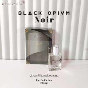 Noir BLACk OPIVM per 3Botol 30ml Eau De Parfum Premium Ivy De Carlot murah dan wangi sudah bersertifikat BPOM untuk wanita dan pria