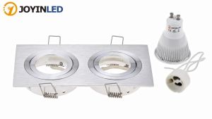 JOYINLED Recessed LED Downlight Mounted Bracket GU10 MR16 Bulb Holder Indoor Replaceable Ceiling Spotlight Frame Accessories