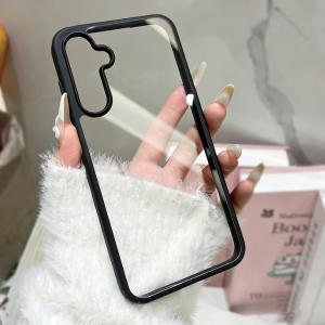 AKABEILA | For Samsung Galaxy S26 Ultra S25 S24 S23 FE A56 A55 A26 A25 A07 A16 A17 A36 A35 A06 Acrylic Clear Shockproof Bumper Phone Case