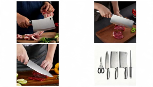 LILIER 5In1 knife set 304 stainless steel Kitchen Knife Set Stainless Steel Precision Knife Set Knives that meet all cook