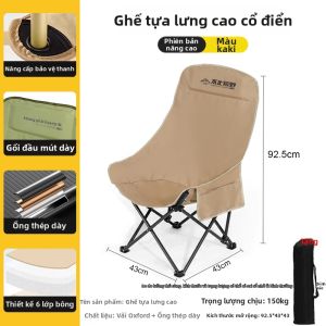 BUZHIHUANGYE | Ghế Gấp Điều Chỉnh Được Dành Cho Ngoài Trời