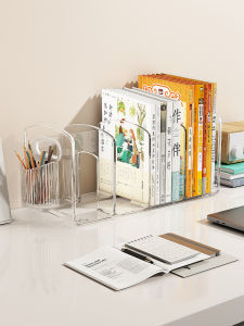 youqin | Acrylic Transparent Book Shelf Desk Organizer