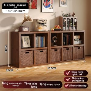 FWTDF | Giá Sách Gỗ Đa Năng Ngắn