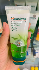 Himalaya Purifying Neem Face Wash เจลล้างหน้าสารสกัดจากสะเดาและขมิ้น ขนาด 50/100/150 ml. ราคาถูก พร้อมส่ง