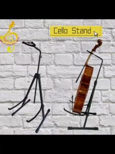 CELLO/BASS STAND-ADJUSTABLE FOR ALL SIZES VERY STRONG HEAVY AND STABLE. BIG SCREW FOR COMFORT