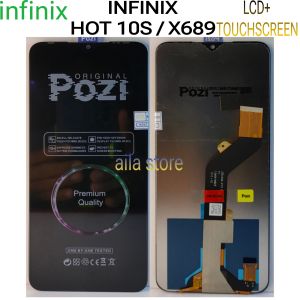 ORIGINAL POZI LCD TOUCHSCREEN INFINIX HOT 10S/X689 FULL SET