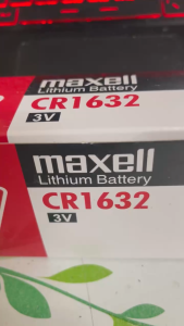 Pin Lithium 3V CR1632 Maxell cho máy tính thay pin ốp xuất lốp Smartkey chìa khóa ô tô CMOS đồng hồ.