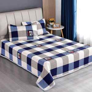 Double-sided Quilted Non-wrinkle Slip-resistant Bed Cover