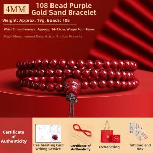 FUJINJIA | Natural Cinnabar and Jade Hand Chain Multi Loop with Calabash and Amber