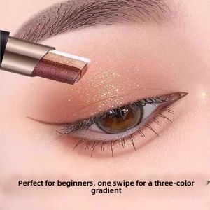 XIANYAN | Beginner-friendly Tri-color Gradient Eyeshadow Stick Highlighter