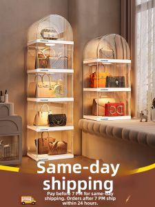 Luxury Bags Transparent Storage Cabinet Organizer
