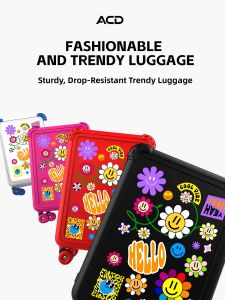 Dopamine Graffiti Personalized DIY Travel Luggage 20 Inches