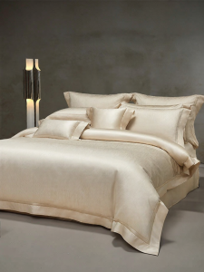Mercury | Thick Weave Jacquard High-End Italian Damask Bed Sheet Set