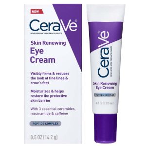 CeraVe Skin Renewing Eye Cream 14.2g Reduce Fine Lines & Crows Feet