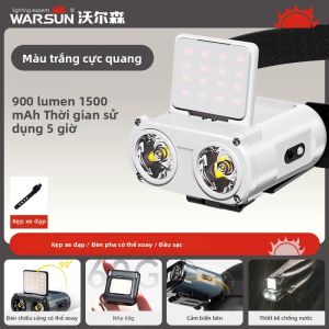WARSUN | Đèn Đeo Đầu Đêm Cá Ngư Sáng Lâu
