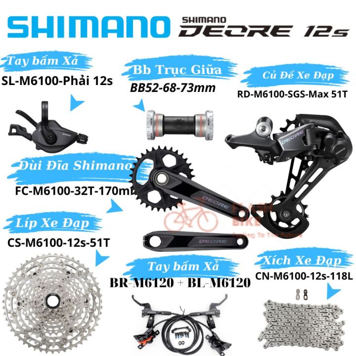 Deore M6100 Group Set Mtb Shimano 12 Speed Mtb Groupset Canada