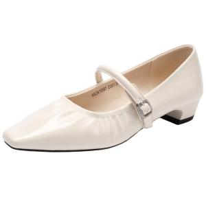 Josiny | French Style Mary Jane Loafer Slip-On Pumps