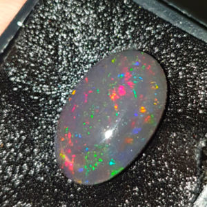 batu kalimaya black opal asli banten dim 15x9x55 mm