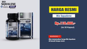 Bio Squalene Softgel  Obat Pengapuran Tulang Nyeri Sendi Lutut Dan Kaki Sakit Pinggang Osteoporosis