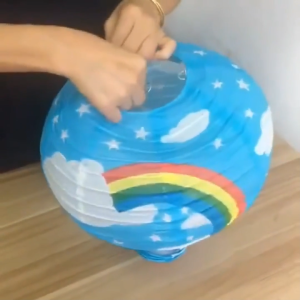 Khinh khí cầu giấy đèn lồng khinh khí cầu dùng trong trang trí tiệc-NIEVE