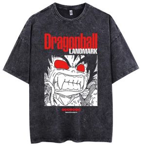 Áo Thun Cotton Tay Ngắn Phong Cách Hoạt Hình Dragon Ball Goku UFC Cổ Tròn Dáng Rộng Thường Ngày Mùa Hè Thường Ngày