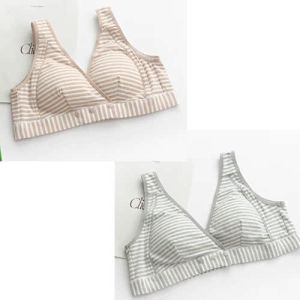 Large Size Maternity Bra Cotton No Wire Thin Cup Vest Style Summer Lightweight Comfortable Breathable Underwear for Women