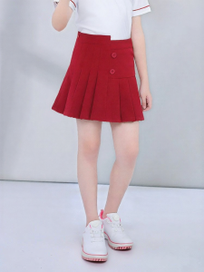 TTYGJ | Pleated Elastic Waist Anti-Peeping Skirt for Girls