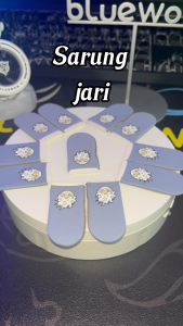 Sarung jari game baru Bluewow 2025 sarung jari anti selip sarung jari serat perak superkonduktor cocok untuk game seluler PUBG