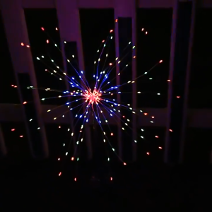 Solar Firework Light 60/120/150LED Christmas 8 Lighting Modes Outdoor Decoration Fairy Light LED Waterproof Fireworks Lamp Solar Garden Light Outdoor Waterproof Tree Flower