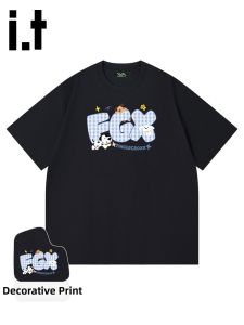 FINGERCROXX | Womens Casual Letter Print Short Sleeve T-Shirt