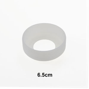 JCD 6.5cm Silicone Water Cup Bottom Cover Protective Case Anti Slip Threaded Water Bottle Sleeve Accessories