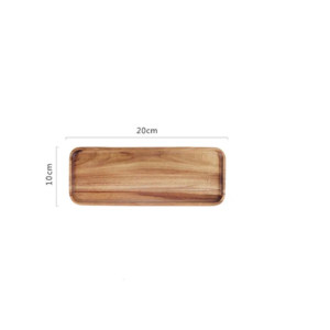 Acacia Wood Coffee Tray Food Cup Trays Decorative BBQ Wood Tray Dessert Candy Bamboo Tray Gongfu Tea Tray Kitchen Accessories