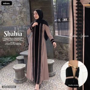 Iqlimaolshop Gamis Dress New Shahia Simpel Kondangan Lebaran Kekinian Elegan Mewah Terbaru Viral 2023