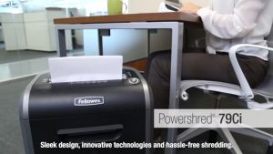 FELLOWES 79CI Paper Shredder (Cross Cut) 4 x 38mm - 16 sheets (23 Liters) Cross Cut Paper Shredder Shredder Machine Office Shredder  Heavy Duty Shredder Mesin Penghancur Kertas)