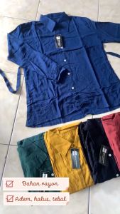 Dedilarise Agnes Set: Setelan Polos Wanita Rayon Premium