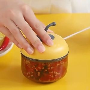 เครื่องบดกระเทียม 2 หน้า 5 หัว 5 หัว เครื่องหั่นผัก ปั่นเครื่องที่ดี รวดเร็ว 100/900ml