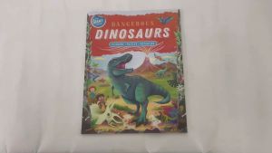 Dangerous Dinosaurs Activity Book For Kids With Stickers To Learn All About Dinosaurs
