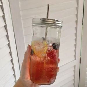 Large Capacity Sipping Glass Mug
