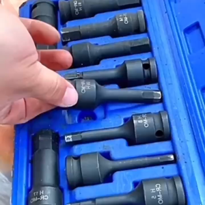 Đầu Tuýp Lú Đầu Bông Sao 1/2 Inch Crmo T30-T100 - 8/10 Chiếc - Chất Lư