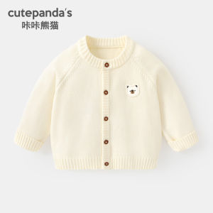Baby Boy Girl Spring Autumn Cardigan Outerwear Childrens Sweater Top Trendy Y9017 Comfortable Knitted Clothes Casual Style