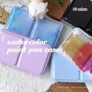 SeamiArt | Hộp Đựng Màu Vẽ Kim Loại Gấp Gọn SeamiArt Khay Màu Nước Nửa Vỉ Hộp Đựng Đồ Dùng Mỹ Thuật Chắc Chắn Dành Cho Họa Sĩ