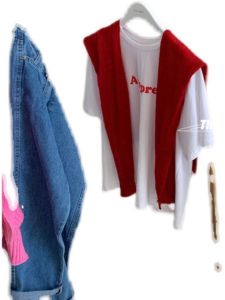 ผ้าคลุมไหล่สไตล์เกาหลีสีพื้นสำหรับใส่ไปทำงานในฤดูใบไม้ผลิและฤดูใบไม้ร่วงสำหรับนักเรียนผ้าคลุมไหล่แฟชั่นที่มีสไตล์หลากหลาย