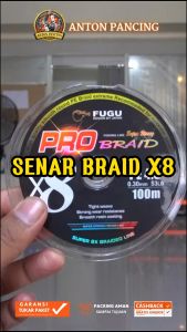 Senar Pancing Fugu Pro Braid X8 PE 1 s/d 4 Panjang 100 Meter Cepat Tenggelam Japan Quality Lembut dan Kuat