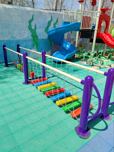 Kindergarten Outdoor Toys Swing Bridge Childrens Sensory Integration Therapy Sports Equipment Climbing Frame Swing Jungle Gym Amusement Facilities